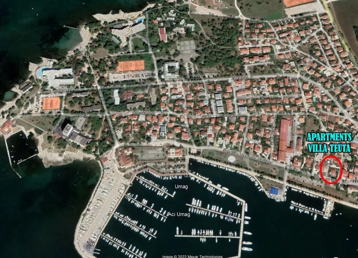 Apartments House Villa Teuta Close To The Sea Umag 0*,